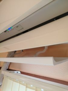 【エアコン風よけカバー】を取り付けてお灸がやり易くなった